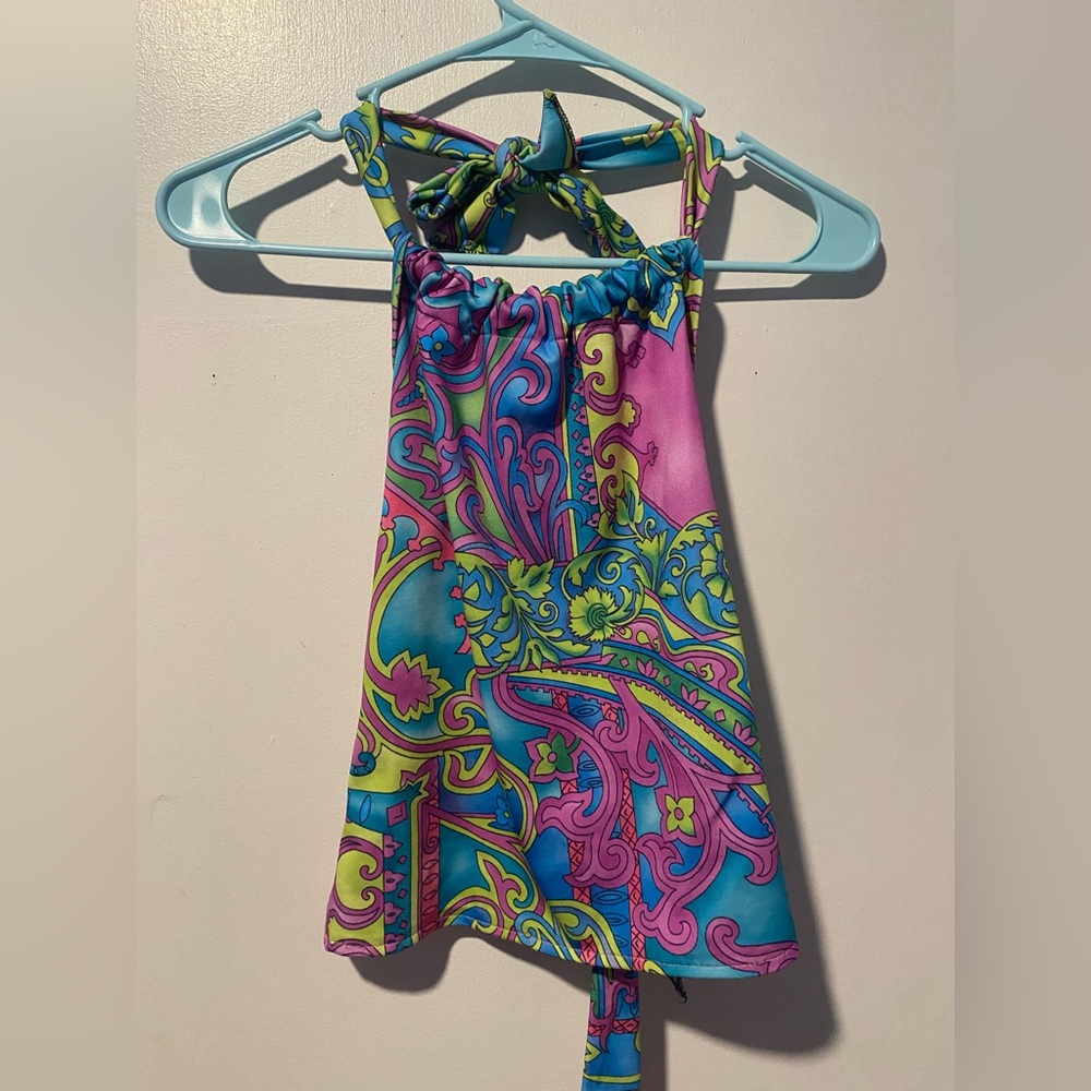 Funky colorful top